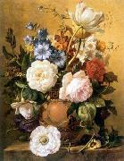 unknow artist Floral, beautiful classical still life of flowers.124 oil painting on canvas